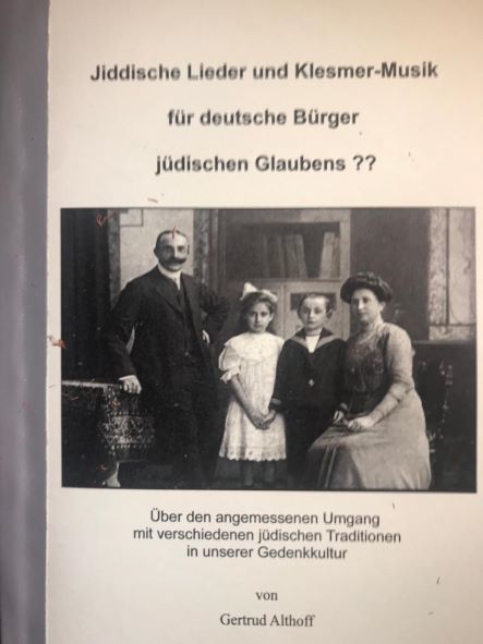 Jiddische Lieder und Klesmer-Musik fÃ¼r Deutsche jüdischen Glaubens?