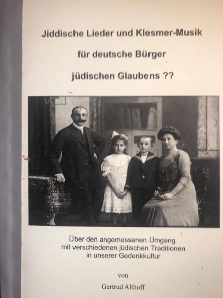 Jiddische Lieder und Klesmer-Musik für Deutsche Bürger jüdischen Glaubens?